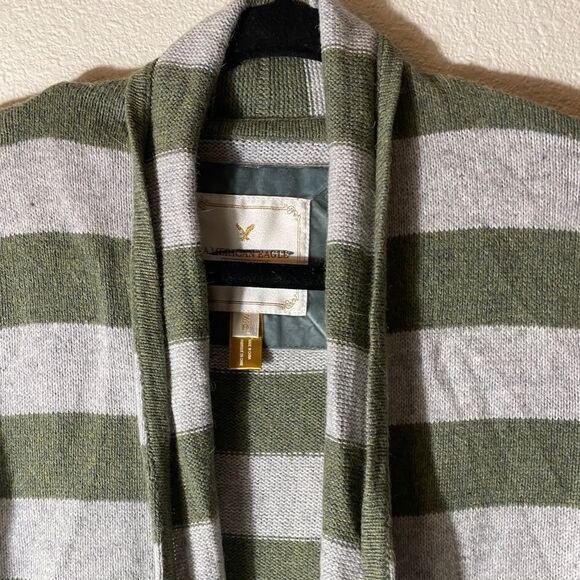 American Eagle Striped Cardigan‎ Sweater - Picture 6 of 7
